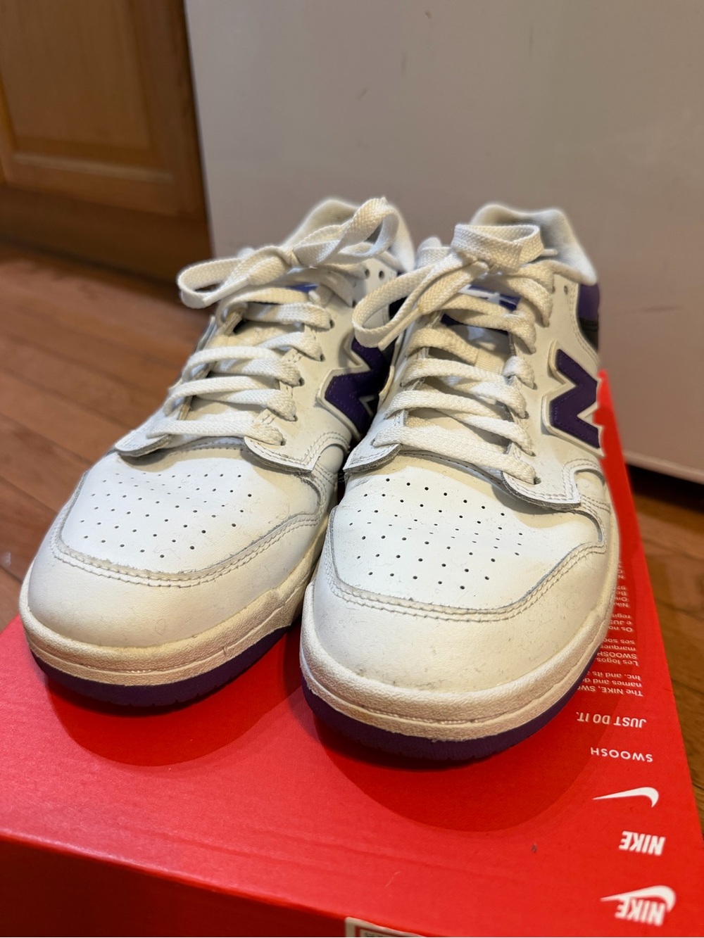 New Balance 480 - White Prism Purple